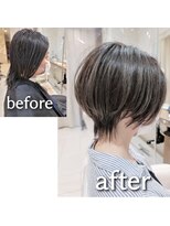 アッシュ 清瀬店(Ash)&nbsp;透明感カラー×ハンサムショート