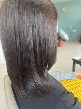 トゥットヘアー(Tutto hair) 20代30代ブリーチなしカラー髪質改善艶髪マロンベージュ姫カット