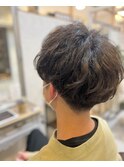 刈り上げマッシュ×ニュアンスパーマ