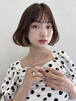 ハピネス 梅田茶屋町店(HAPPINESS)&nbsp;タンバルモリ/ことりベージュ/ぱっつん前髪