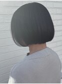 20代30代40代50代ミニボブグレージュカラー