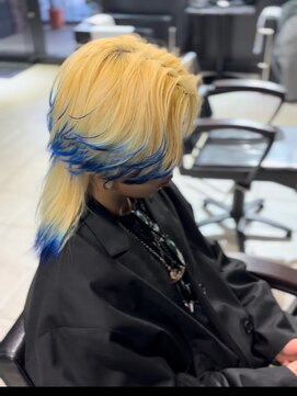 アウル 心斎橋(owl) センターパート/ウルフ/エンドカラー/ダブルカラー