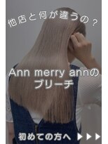 アンメリーアン(Ann merry ann) アンメリーアン ブリーチ ダブルカラー ハイトーン 透明感