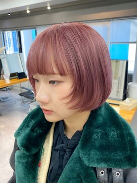 ヴェルダ 池袋店(verda) ボブレイヤー×ピンクカラー◎Yamamoto