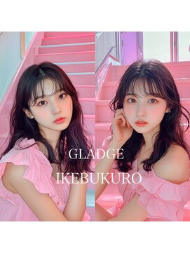 グラッジ 池袋(GLADGE) フェイクブラック。ブリーチカラー