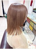 艶感明るめショコラブラウンカラー