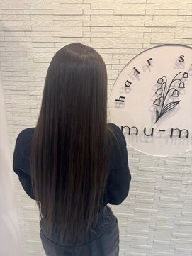 ミュミュ(mu-mu) 暗めカラー ダークグレージュ11.8