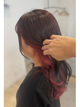 リアンバイアリュール(Lian by Allure) 【Lian by Allure】長濱俊　イヤリングレッドカラー