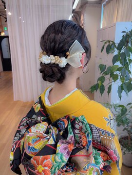 レイ(Lei) 【成人式】シニヨンルーズヘアセット