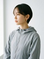 キビト(kibito)&nbsp;黒髪ショート大人可愛い大人かわいい耳かけショート20代30代40代