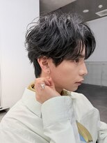 ガーデンタチカワネクスト(garden tachikawa next) 【竹嶌】大人男子センターパートニュアンスパーマシャドウパーマ