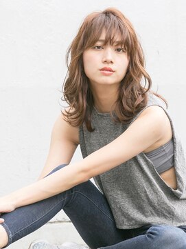 クラン(CLAN) 外国人風ウェーブミディ