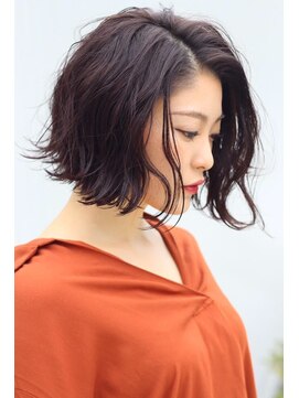 カタチ バイ アンジュ(katachi by Ange) 【katachi byAnge】外はね前下がりボブ