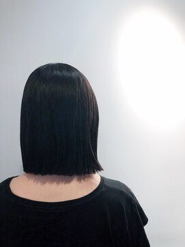 ボスコ 下北沢店(bosco) ☆ブルーブラックボブ☆《gocci》