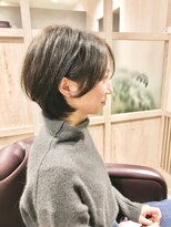 アクティフ(actif) 40代50代60代70代　 耳かけショートヘア　-名古屋の美容室actif-