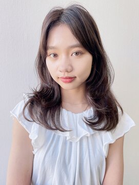 アルバム 池袋(ALBUM) 小顔似合わせレイヤー_グレージュカラーボブウルフ_39277