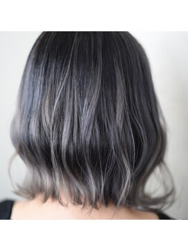ニコリヘアワークス(nicori hair works) ボブ×ハイライト×グレージュ1