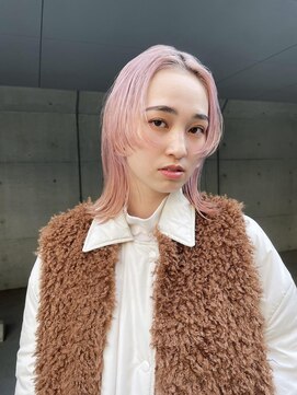 レコ 渋谷(LECO) ピンクベージュウルフ