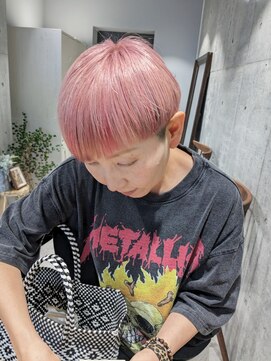 ルース(LOOSE) ベビーピンクアシメ