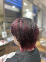 ザ カラー ラボ(THE COLOR LABO)&nbsp;ハイライト　グラデーションインナー　ブラックレッド