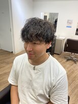 ジエクト ヴィシア(The Ect VIXIA)&nbsp;マッシュパーマ  2ブロック ウザバング メンズパーマ