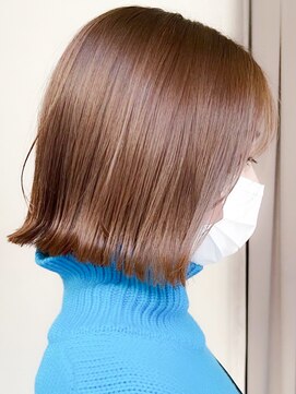 アイニティ(Inity) ［Inity］高濃度水素カラー×外ハネボブ[髪質改善/心斎橋]