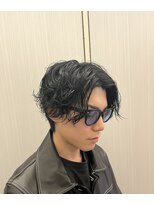 ヘアカロン(Hair CALON) ツイストスパイラル波巻きパーマメンズカット