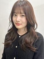 サクラ オモテサンドウ(SAKURA)&nbsp;ワンカールで可愛いぱっつん前髪×レイヤーカット/表参道美容院/