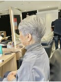 【mod's hair 仙台長町店】グレイヘアショート（越後裕介）