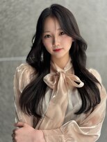 アンジェリカラボ 梅田店(ANGELICA LABO)&nbsp;韓国風くびれレイヤー×ダークグレージュ×髪質再生【川又】