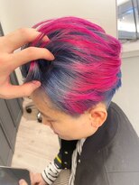 ルーブ トウキョウ(Loob. TOKYO)&nbsp;デザインカラー裾カラーエンドカラーインナーカラーボブウルフ