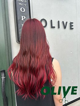 オリーブ(OLIVE)の写真/デザインカラーやハイライトはお任せください＊丁寧なカウンセリング、お客様の“なりたい”を叶えます!