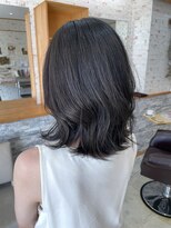 レフアヘアーガーデン(Lehua Hair Garden)&nbsp;くびれミディアム×アイスグレージュカラー
