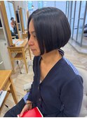 前下がりボブ