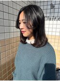 セミロング/顔周りカット