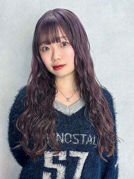 アルバム 池袋(ALBUM) 似合わせカットメルティカラーフェミニンロング_F0488