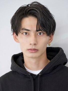 エイド 渋谷(aid) ビジネスアップバング刈り上げツーブロックマッシュショート