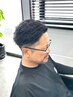 メンズカット＋白髪染め　￥8800