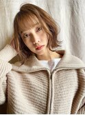 女性らしいゆるふわボブ【桃山台/南千里/服部緑地】