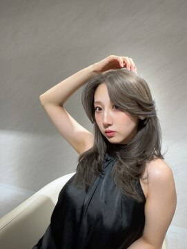 ミヨン 京橋店(miyon) 【miyon】韓国レイヤーカット×暗髪カラー×髪質改善