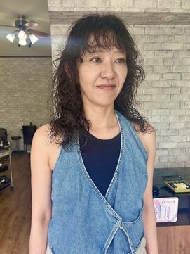 ヘアークルーズピース (hair cruise Piece) カーリーヘア/オリーブカラー