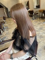 ラボアン 梅田店(lab.em.) 髪質改善×オリーブベージュ♪