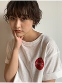 【ショートパーマ/渥美怜子】ショートカット/ニュアンスパーマ