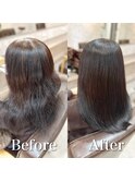 白髪ぼかし(ブラウン系に移行中)白髪キレイにマイナス10歳
