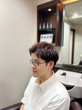 ケースタイル ヘアスタジオ 神保町店(K STYLE HAIR STUDIO) ツーブロック/短髪/メンズカラー/スパイキーショート/理容室