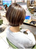 ショート×ハニーベージュ