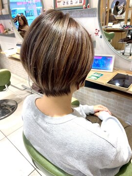 アース モード 新小岩店(EARTH/M) ショート×ハニーベージュ