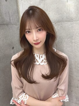 ロンドメリア 天神大名店(Lond Melia) イメチェンヘアスタイル小顔に見せるヘアココアベージュ