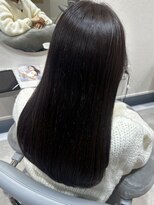 ベル サウス(BHEL south) 津市ロングレイヤーカットハッシュカット透明感カラー重めロング