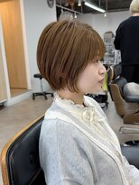 トト 船橋店(toto.)&nbsp;前髪顔周りカットピンクベージュアンブレラカラーイメチェン船橋